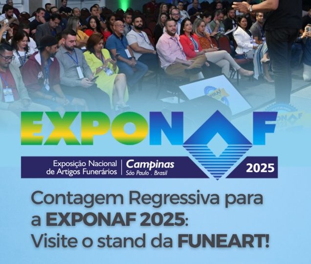 Funeart marca presença na Exponaf 2025, maior evento do setor funerário da América Latina