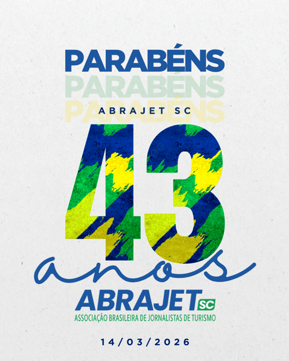 ABRAJET SC celebra 43 anos fortalecendo o jornalismo de turismo em Santa Catarina