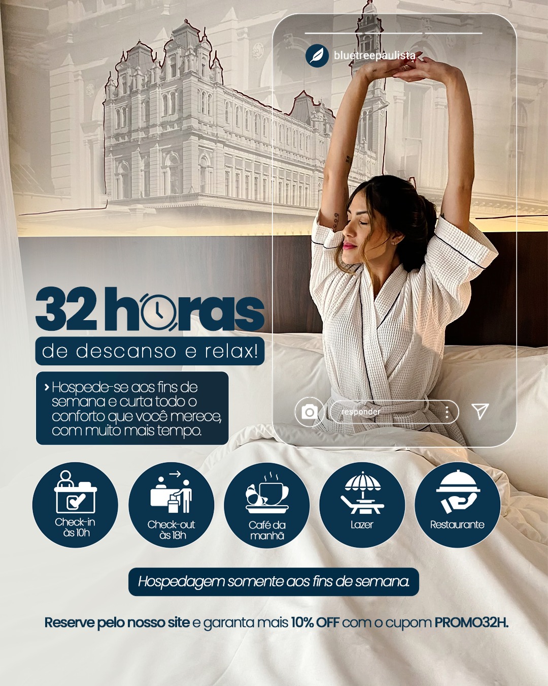 Blue Tree Premium Paulista oferece 32 horas de hospedagem para quem quer curtir São Paulo com conforto e sem pressa
