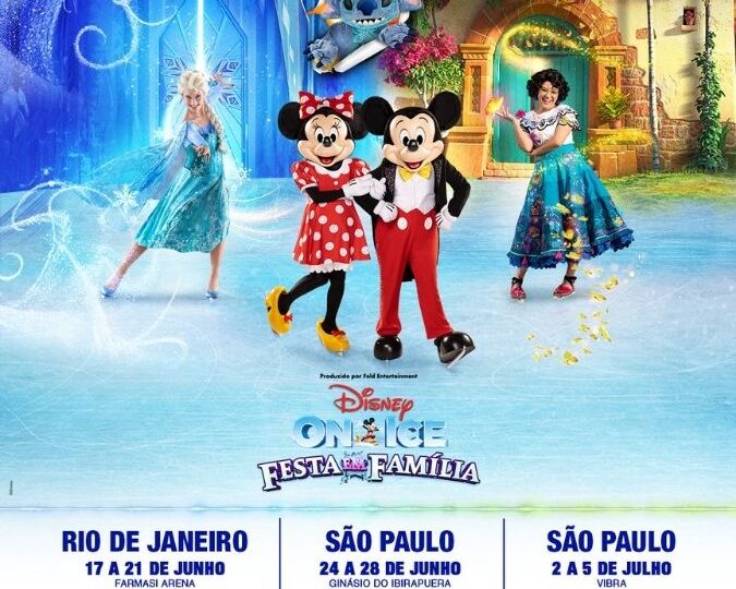 Faltam 14 dias para a estreia de Disney On Ice no Brasil e ingressos seguem em ritmo acelerado de vendas