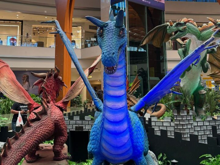 Seres mitológicos ganham vida no Iguatemi Bosque com a inédita Exposição Internacional Dragões