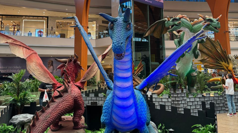 Seres mitológicos ganham vida no Iguatemi Bosque com a inédita Exposição Internacional Dragões